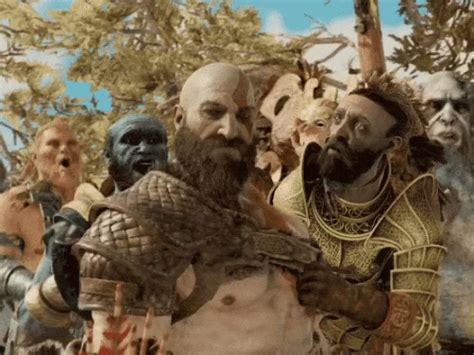 god i hope first party sony developers recreating gifs becomes a trend. . God of war funny gifs